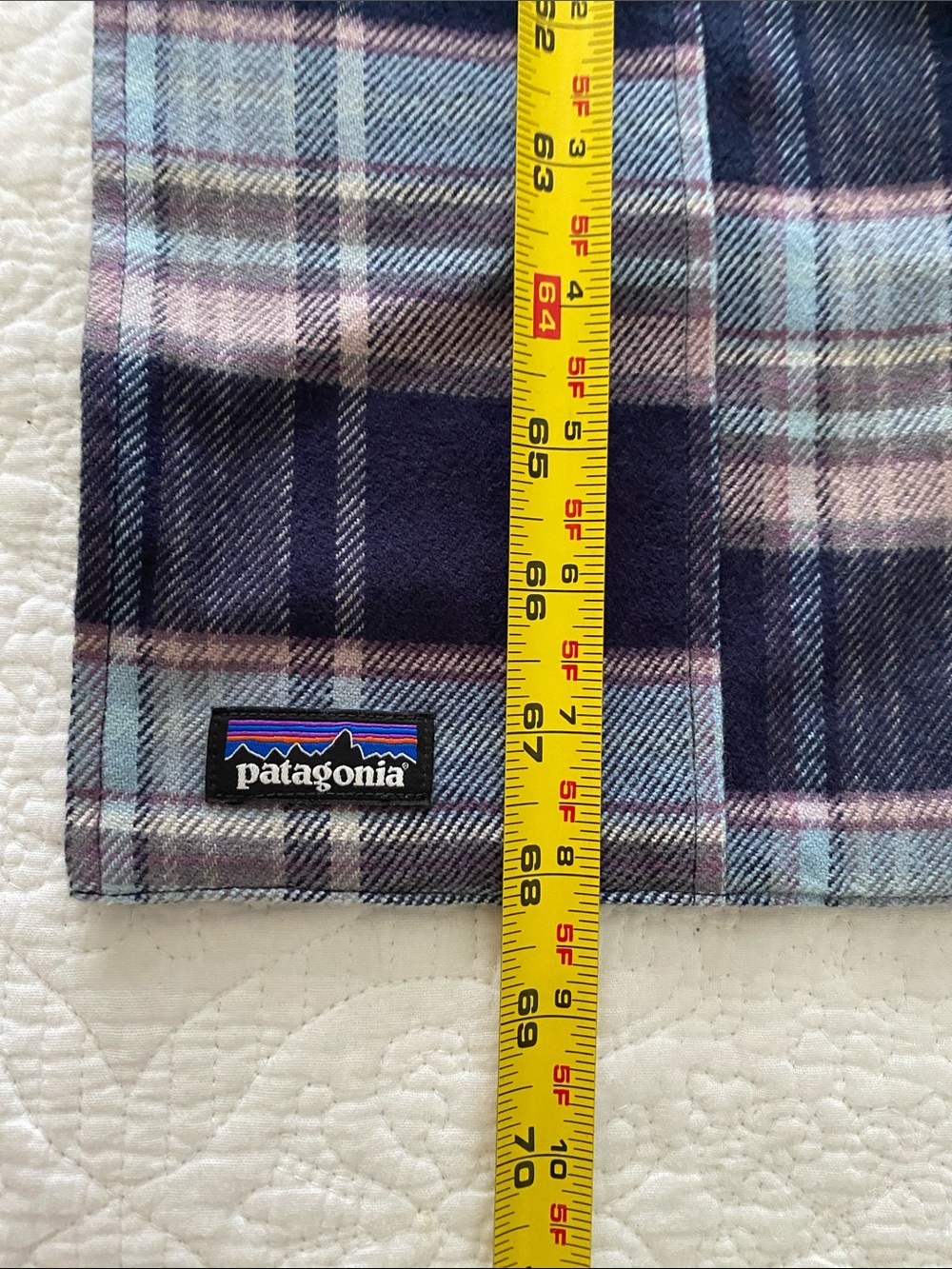 Patagonia Fjord Flannel Patchwork made of 100% organic cotton - Picture 5 of 6